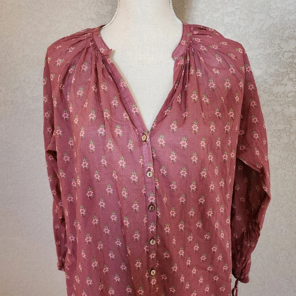 Spell and the Gypsy Collective utopia Button through dress color berry s… - Picture 2 of 10